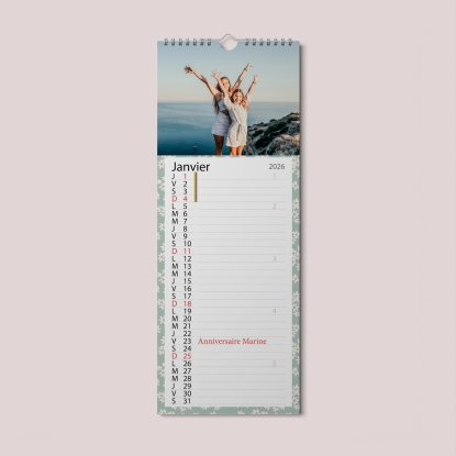 Calendrier photo mural Cuisine