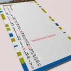 Calendrier photo mural Cuisine