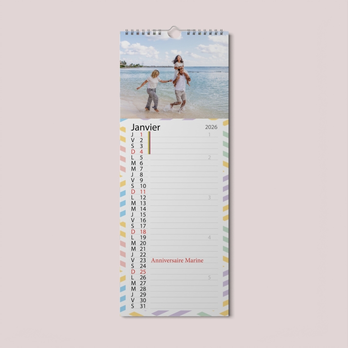Calendrier photo mural Cuisine