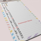 Calendrier photo mural Cuisine