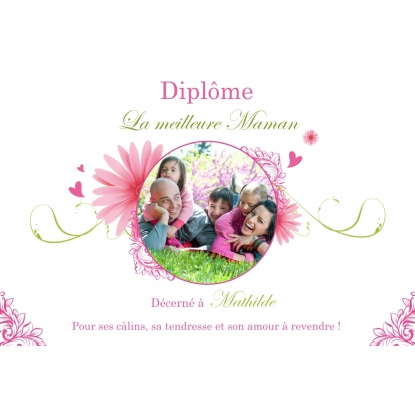 Diplôme personnalisé rigide