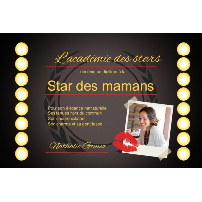 Diplôme personnalisé rigide