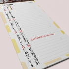 Calendrier photo mural Cuisine