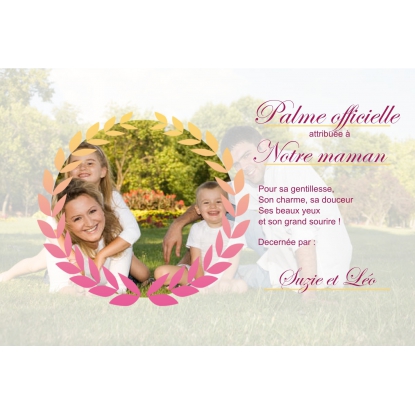 Diplôme personnalisé rigide