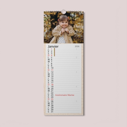 Calendrier photo mural Cuisine