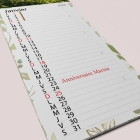 Calendrier photo mural Cuisine