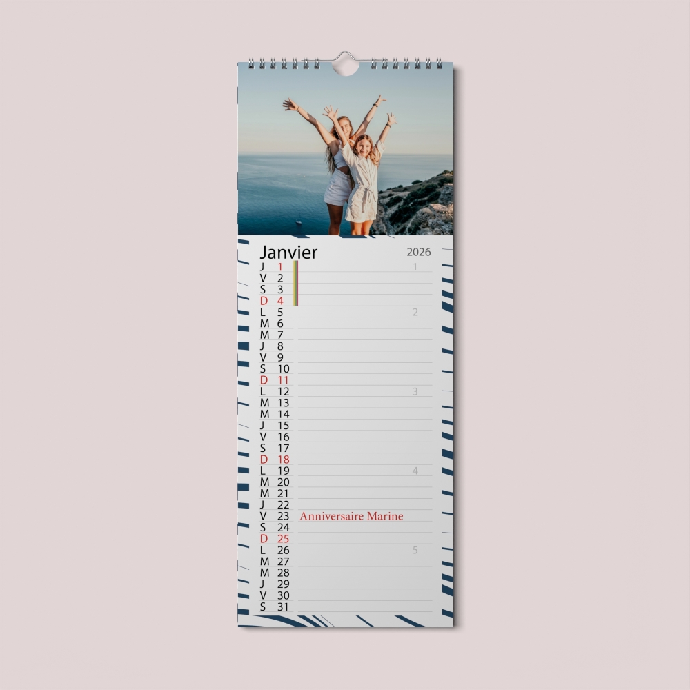 Calendrier photo mural Cuisine