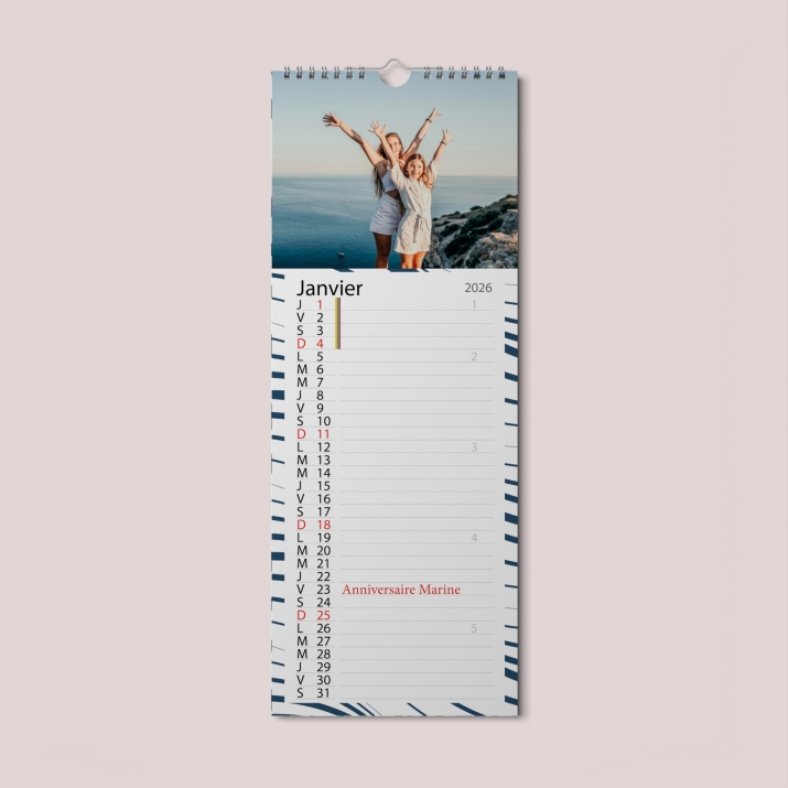 Calendrier photo mural Cuisine