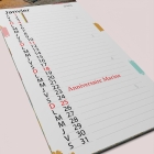 Calendrier photo mural Cuisine
