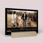 Calendrier sur bois pano