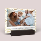 Calendrier sur bois pano