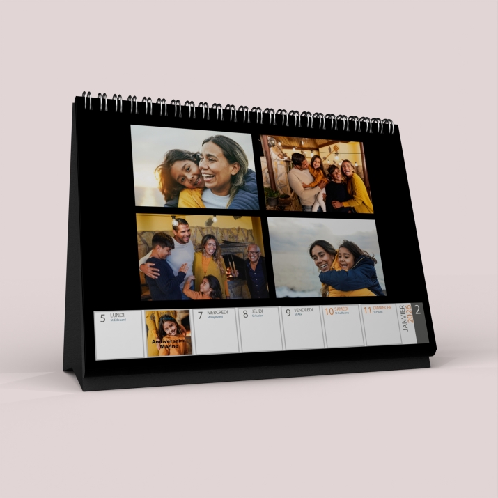 Calendrier de bureau semainier