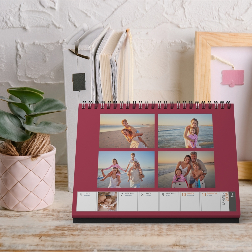 Calendrier de bureau semainier