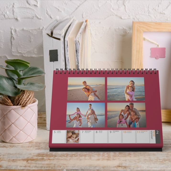 Calendrier de bureau semainier