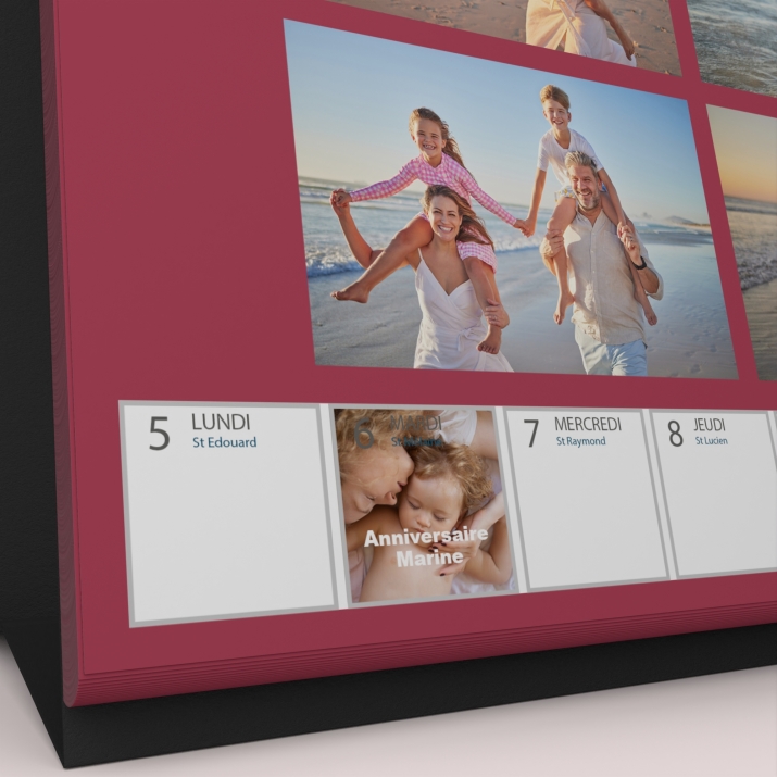 Calendrier de bureau semainier
