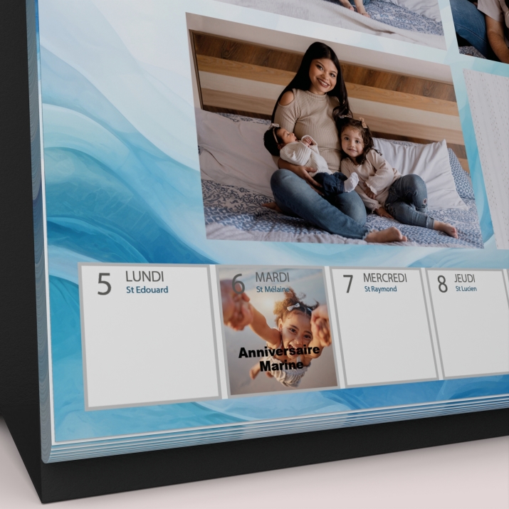 Calendrier de bureau semainier