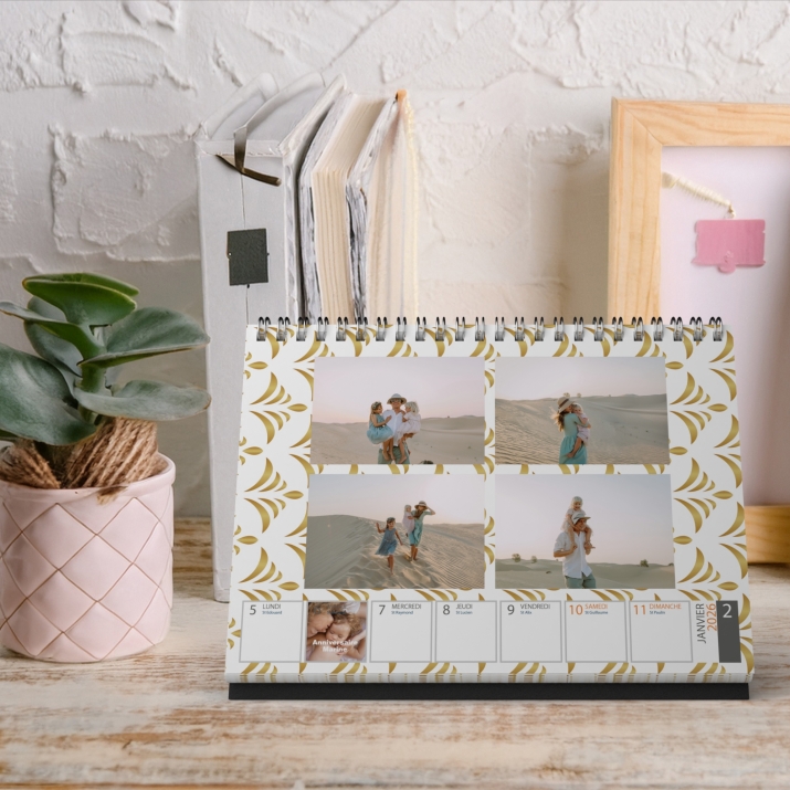 Calendrier de bureau semainier