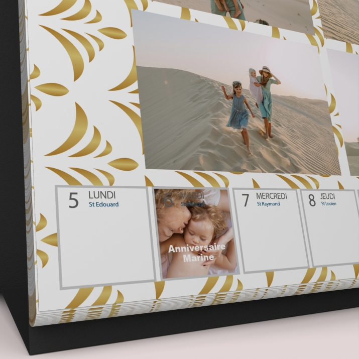 Calendrier de bureau semainier