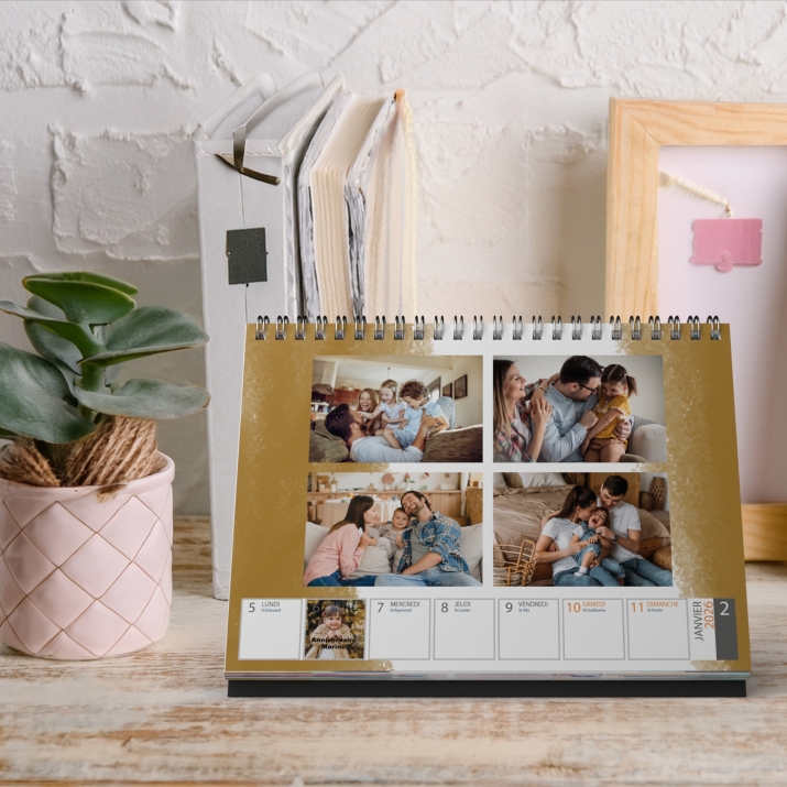 Calendrier de bureau semainier