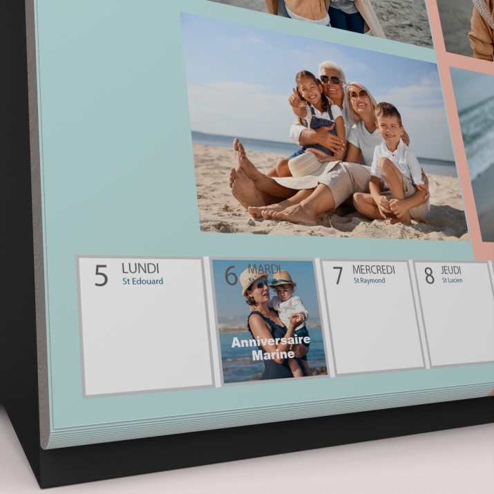 Calendrier de bureau semainier