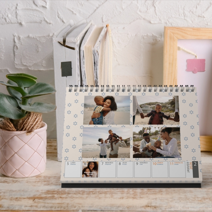 Calendrier de bureau semainier