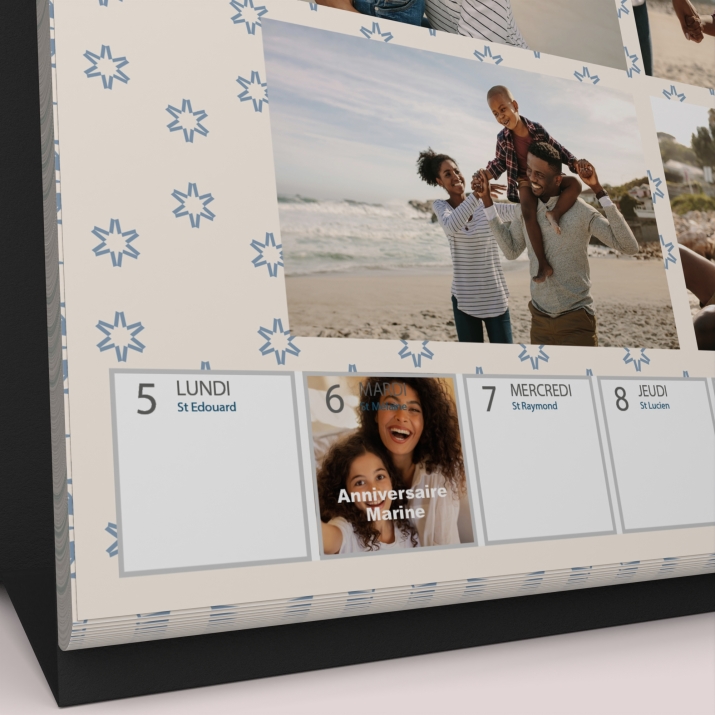 Calendrier de bureau semainier