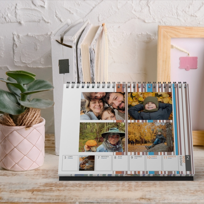 Calendrier de bureau semainier