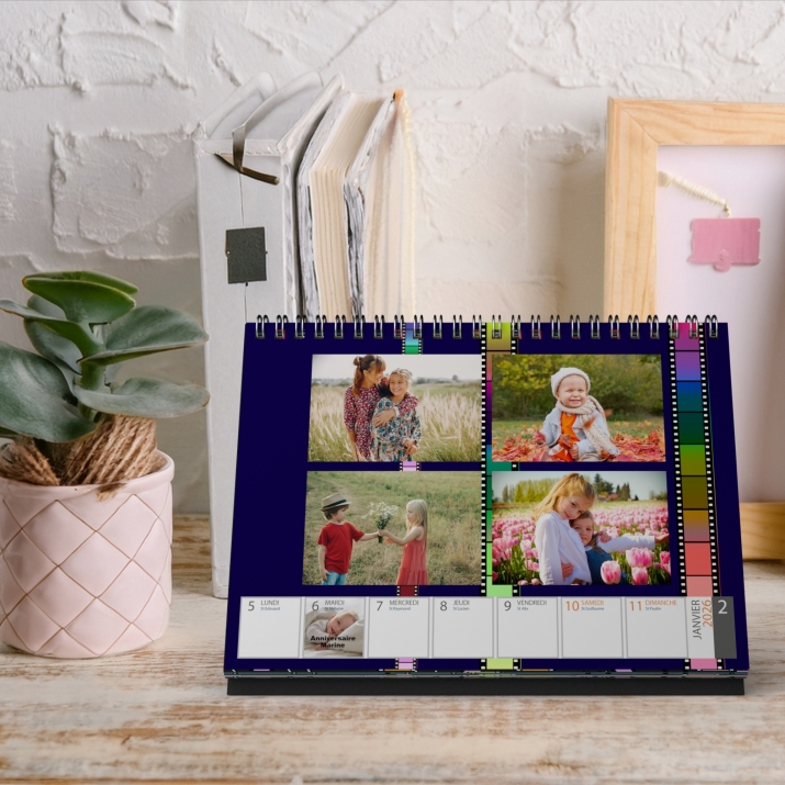 Calendrier de bureau semainier