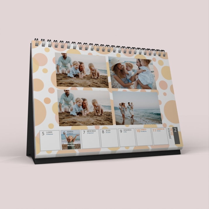 Calendrier de bureau semainier