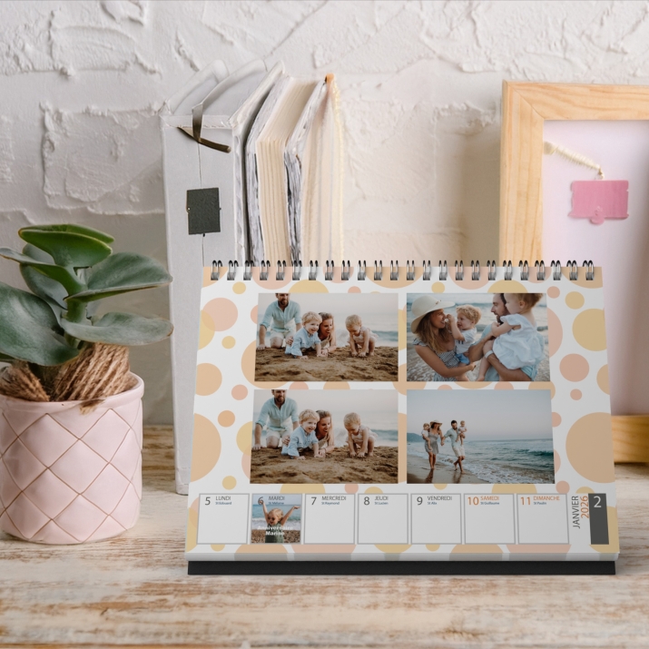 Calendrier de bureau semainier
