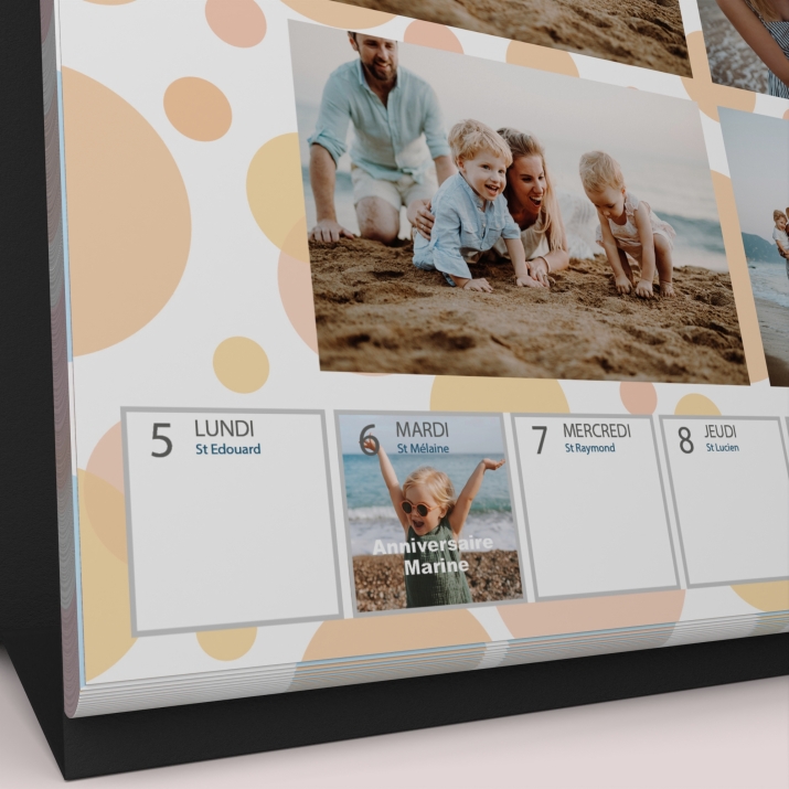 Calendrier de bureau semainier