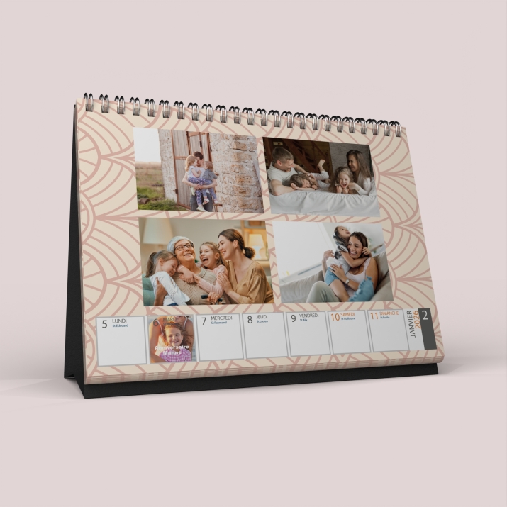 Calendrier de bureau semainier