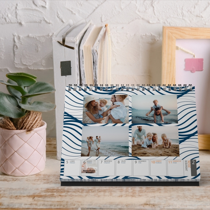 Calendrier de bureau semainier
