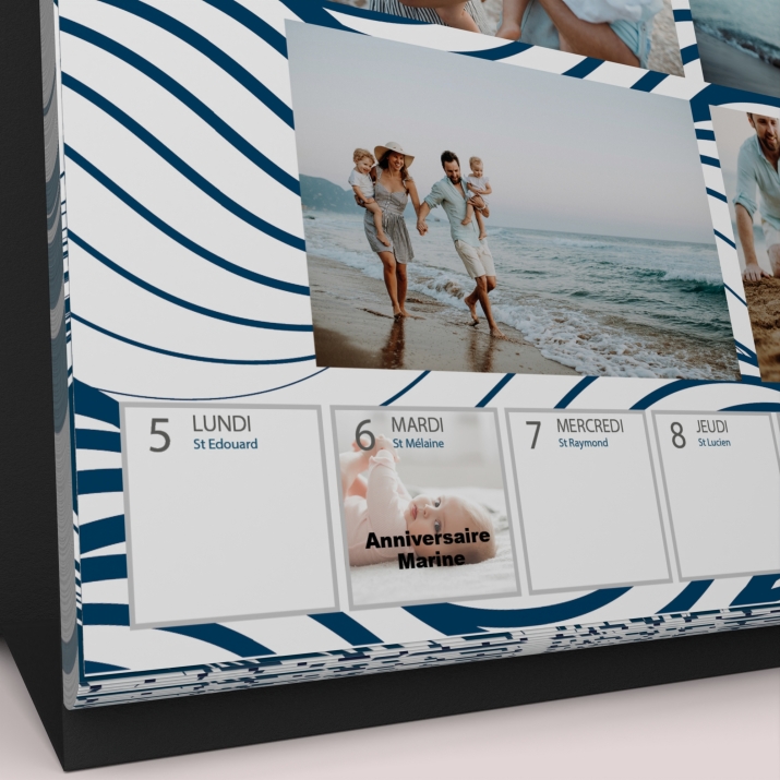 Calendrier de bureau semainier