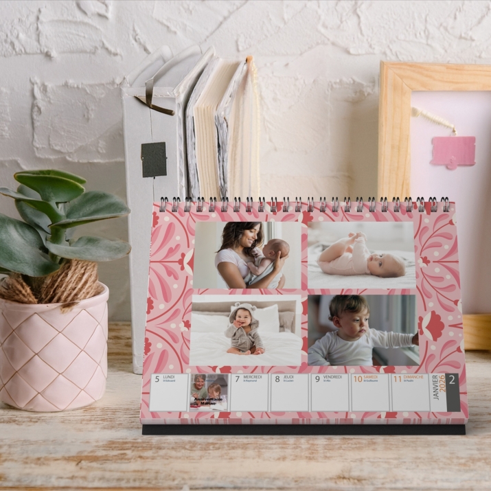 Calendrier de bureau semainier