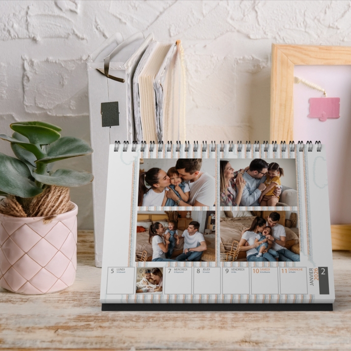Calendrier de bureau semainier