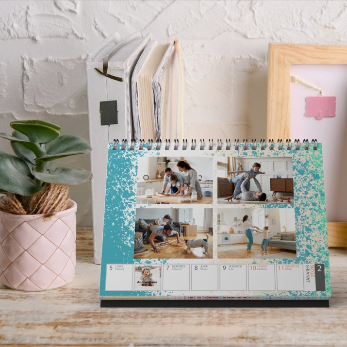 Calendrier de bureau semainier