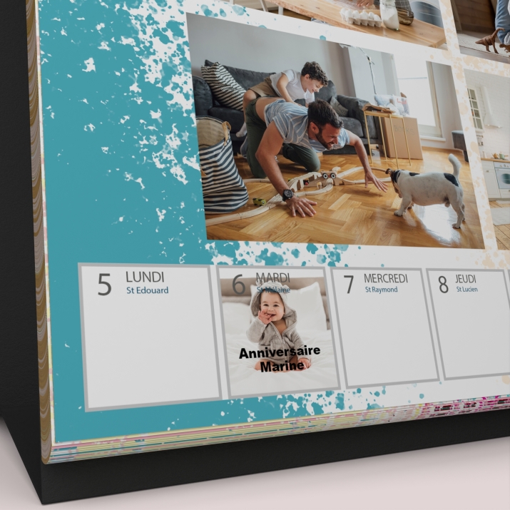 Calendrier de bureau semainier