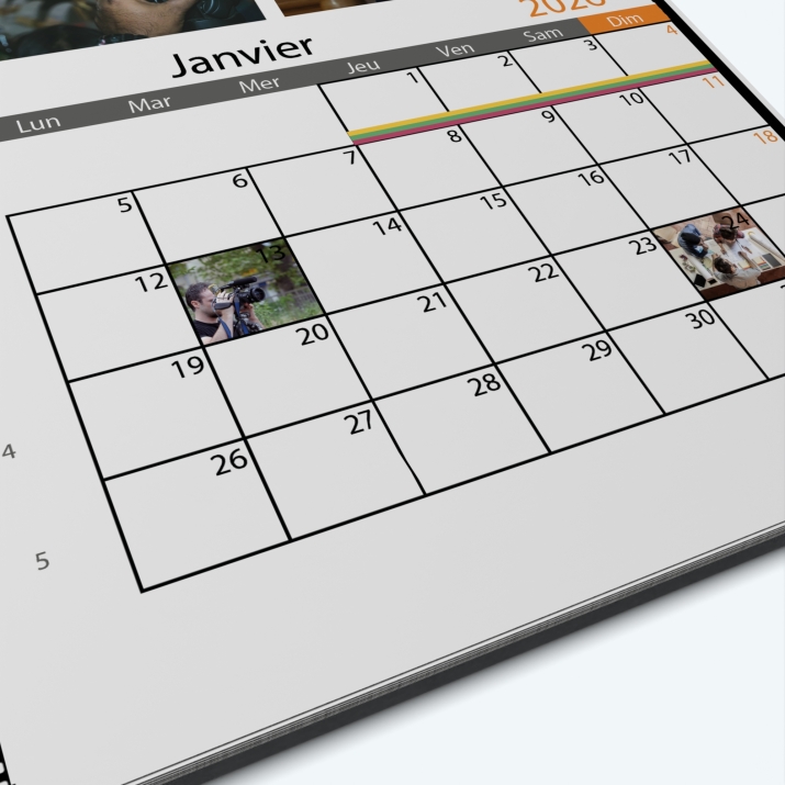 Calendrier PHOTO DATE