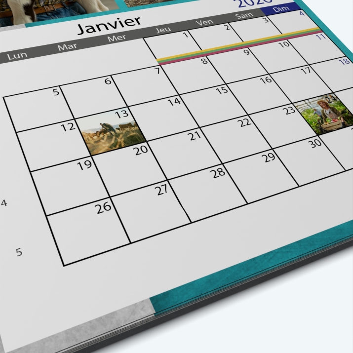 Calendrier PHOTO DATE