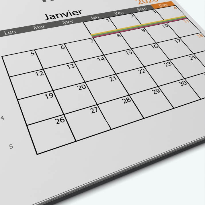 Calendrier PHOTO DATE