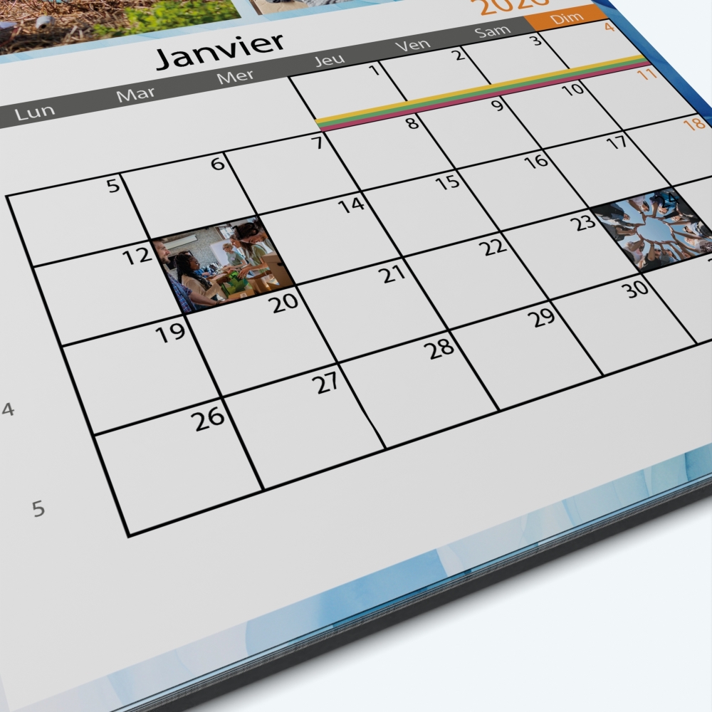Calendrier PHOTO DATE
