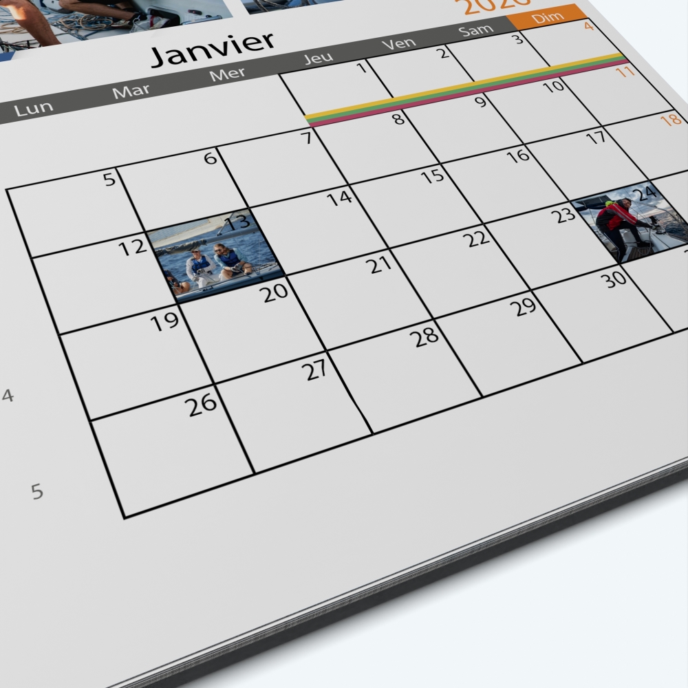 Calendrier PHOTO DATE