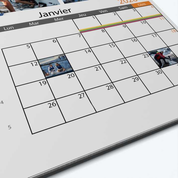 Calendrier PHOTO DATE