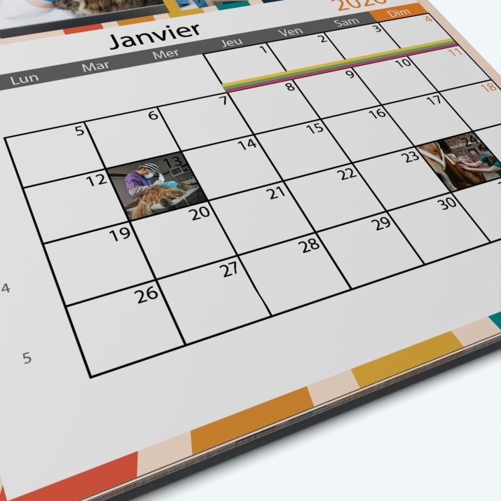 Calendrier PHOTO DATE
