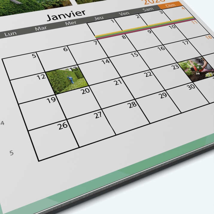 Calendrier PHOTO DATE