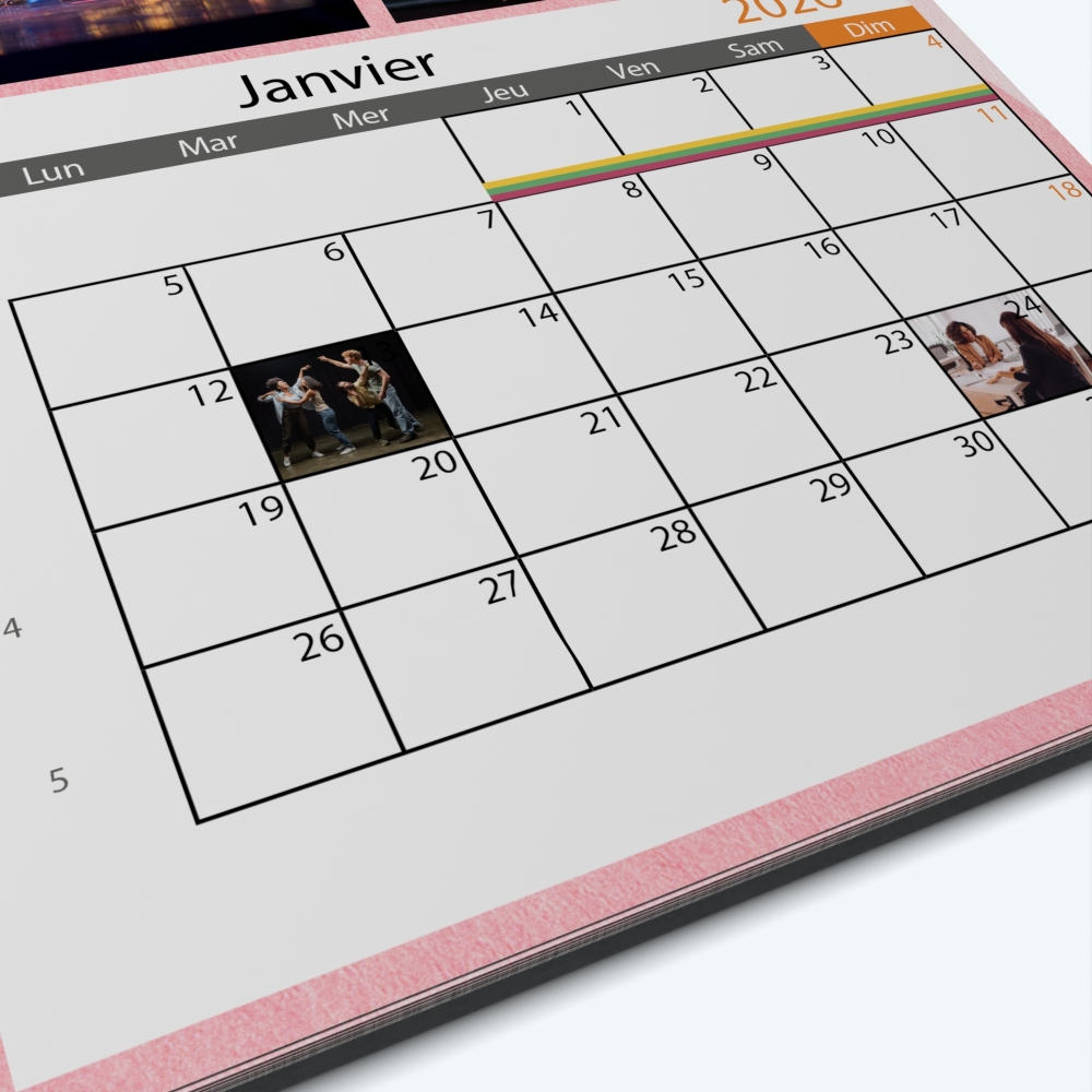 Calendrier PHOTO DATE