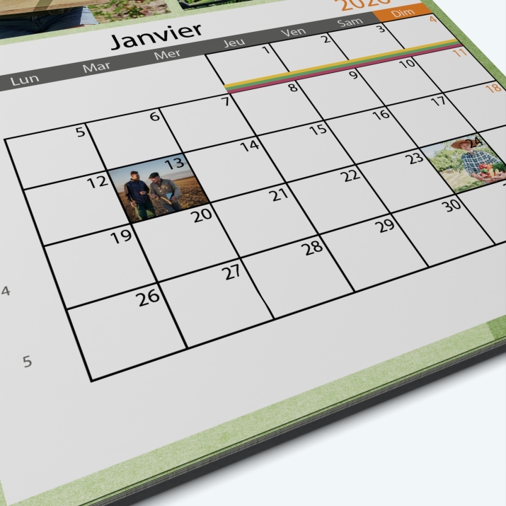 Calendrier PHOTO DATE