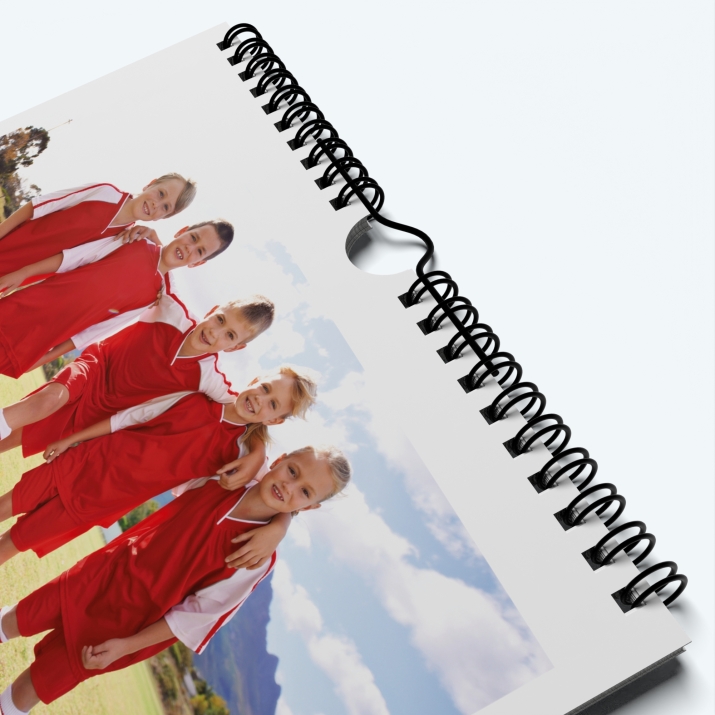 Calendrier photo Classic - Spirale et crochet demi lune pour accroche murale