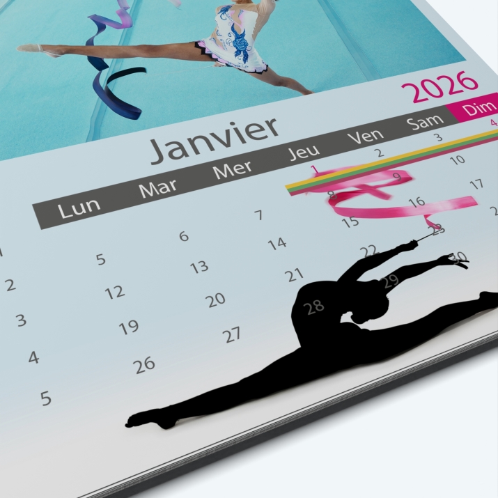 Calendrier photo Classic - Grille calendaire personnalisable